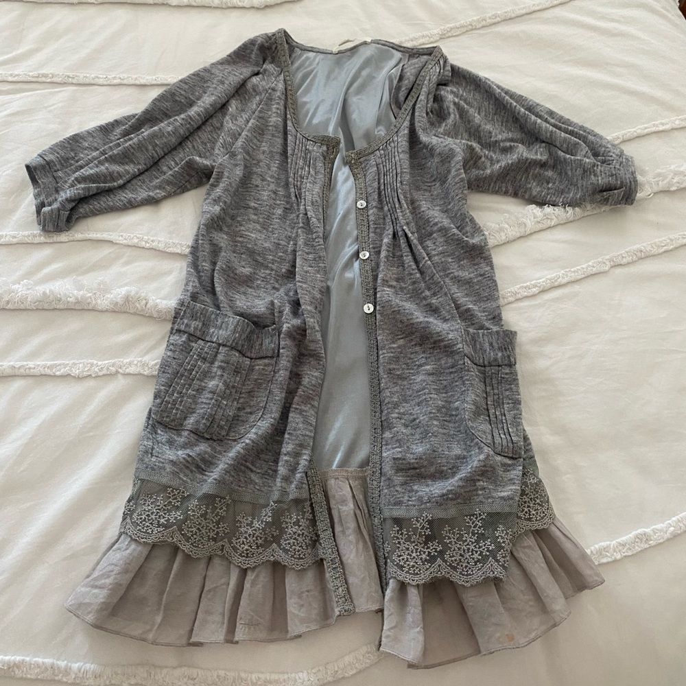 Trinity Lace Trim Cardigan